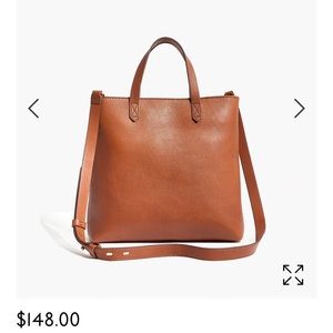 Madewell Crossbody Zip tote NWT